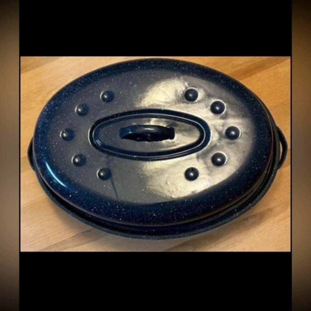 Granite‎ Ware Covered Oval Roaster
